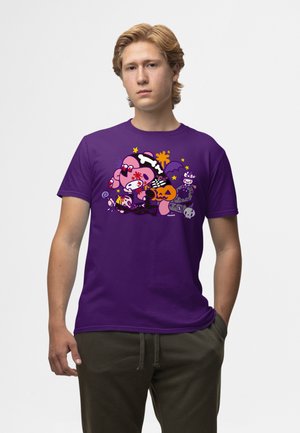 Henry Tiger, GLOOMY BEAR SPOOKY HALLOWEEN PITY ATTACK - Triko s potiskem - purple