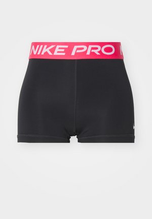 Nike Performance SHORT - Leggings - black/aster pink/white