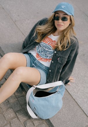 BROOKLYN MEDIUM SHOULDER BAG - Sac bandoulière - indigo light