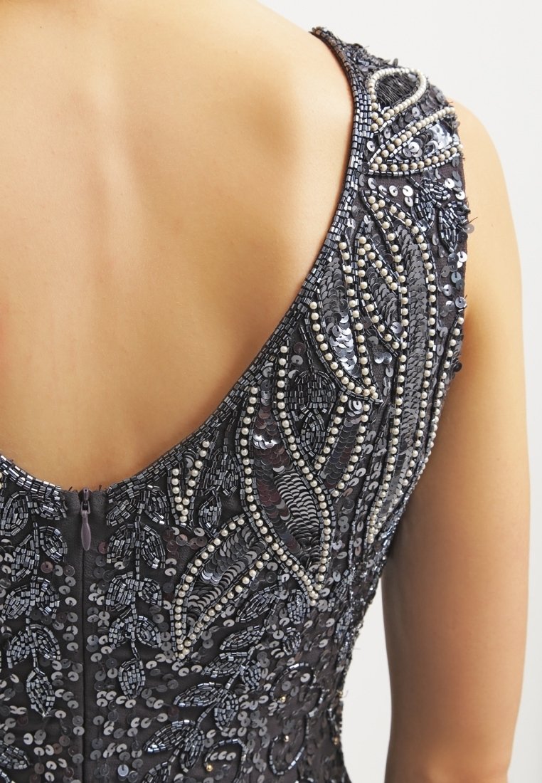 lace and beads grey dress Lace & Beads Lorelai Powder Pink Embellished Maxi Dress  Love My Apparel