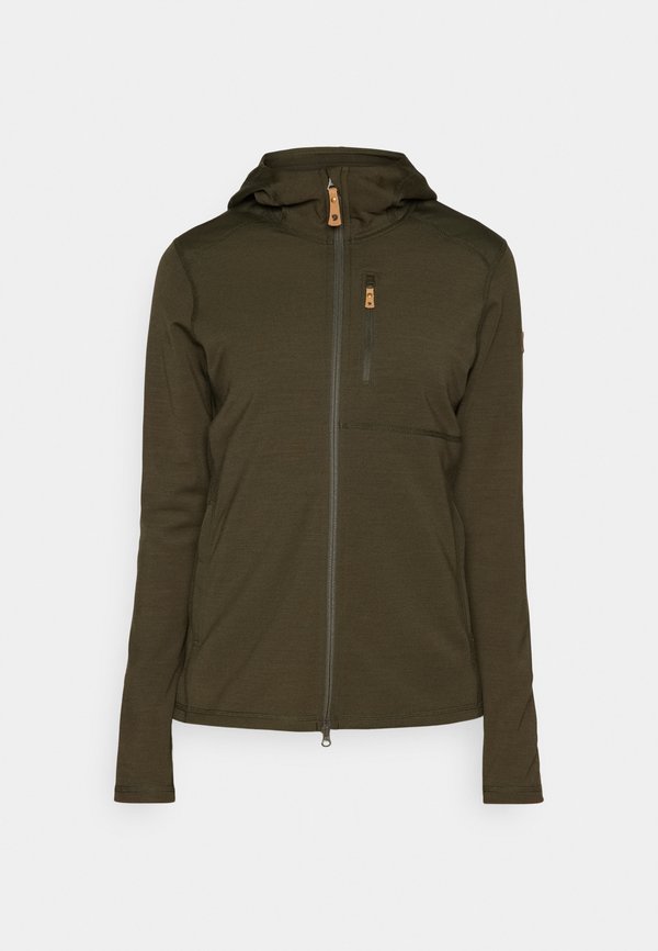 KEB FLEECE HOODIE W - Fleece jacket - deep forest2