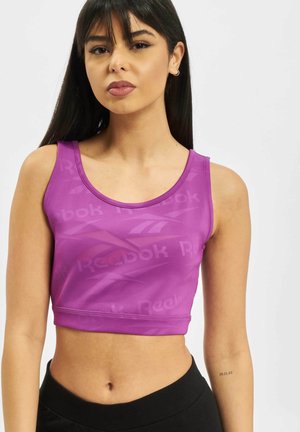DC FITNESS CROP - Top - purple