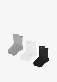 Geselecteerd, white heathered core light grey black