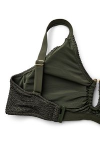 Zizzi MIT STRUKTUR UND EINEM ELEGANTEN DETAIL - Bikini pezzo sopra - climbing ivy