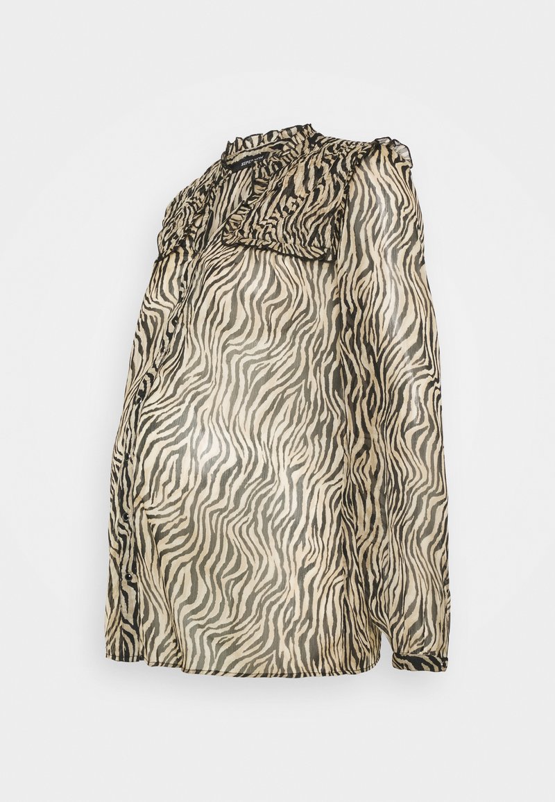 Supermom Overhemdblouse zwart Supermom Overhemdblouse zwart