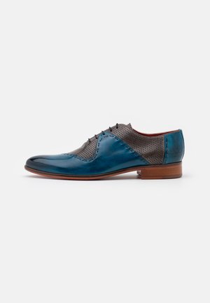 TONI - Šněrovací boty - mid blue/grigio/natural