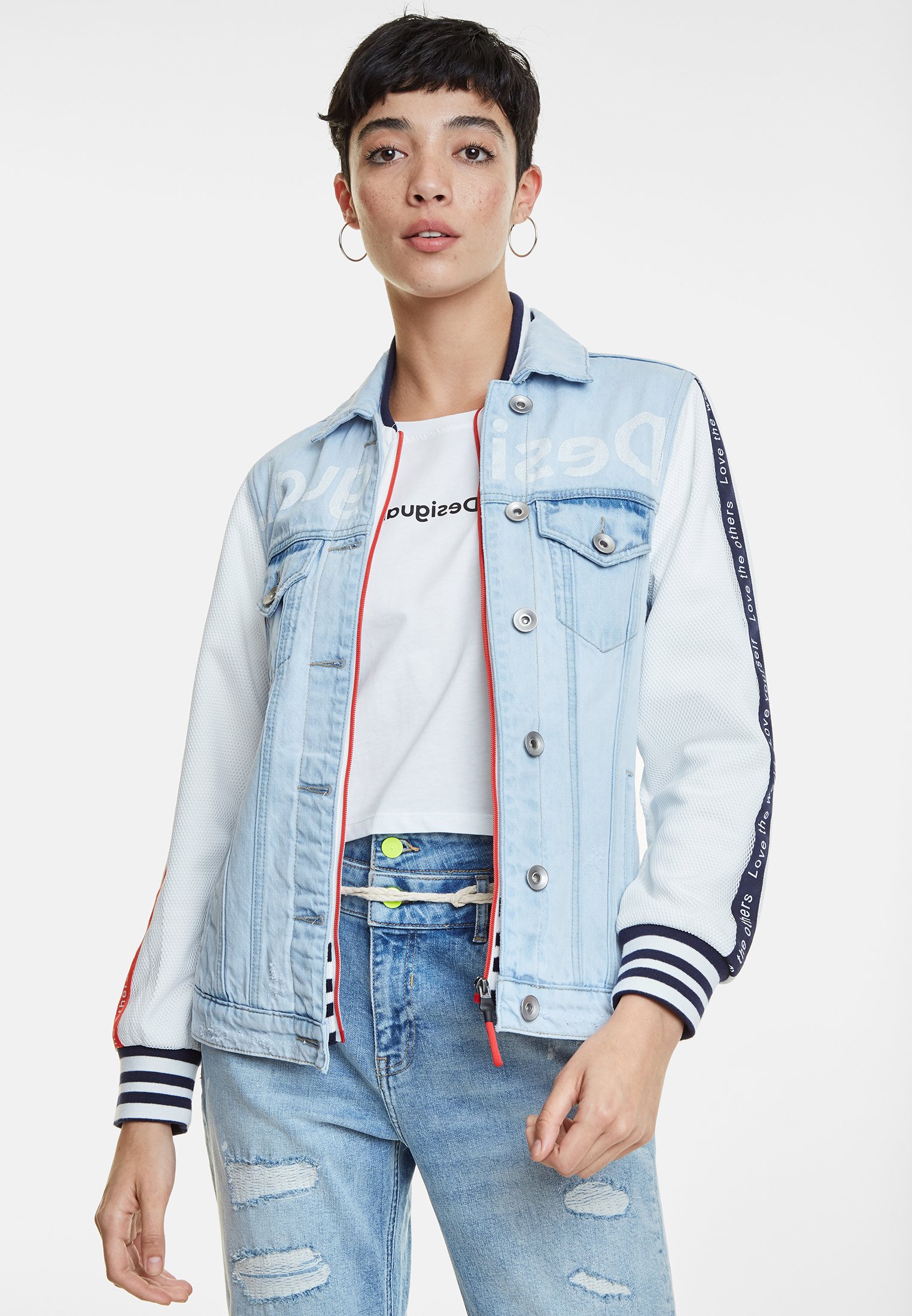 Desigual COURI Jeansjacka blue Zalando.se Desigual Jeansjacka blue Zalando.se
