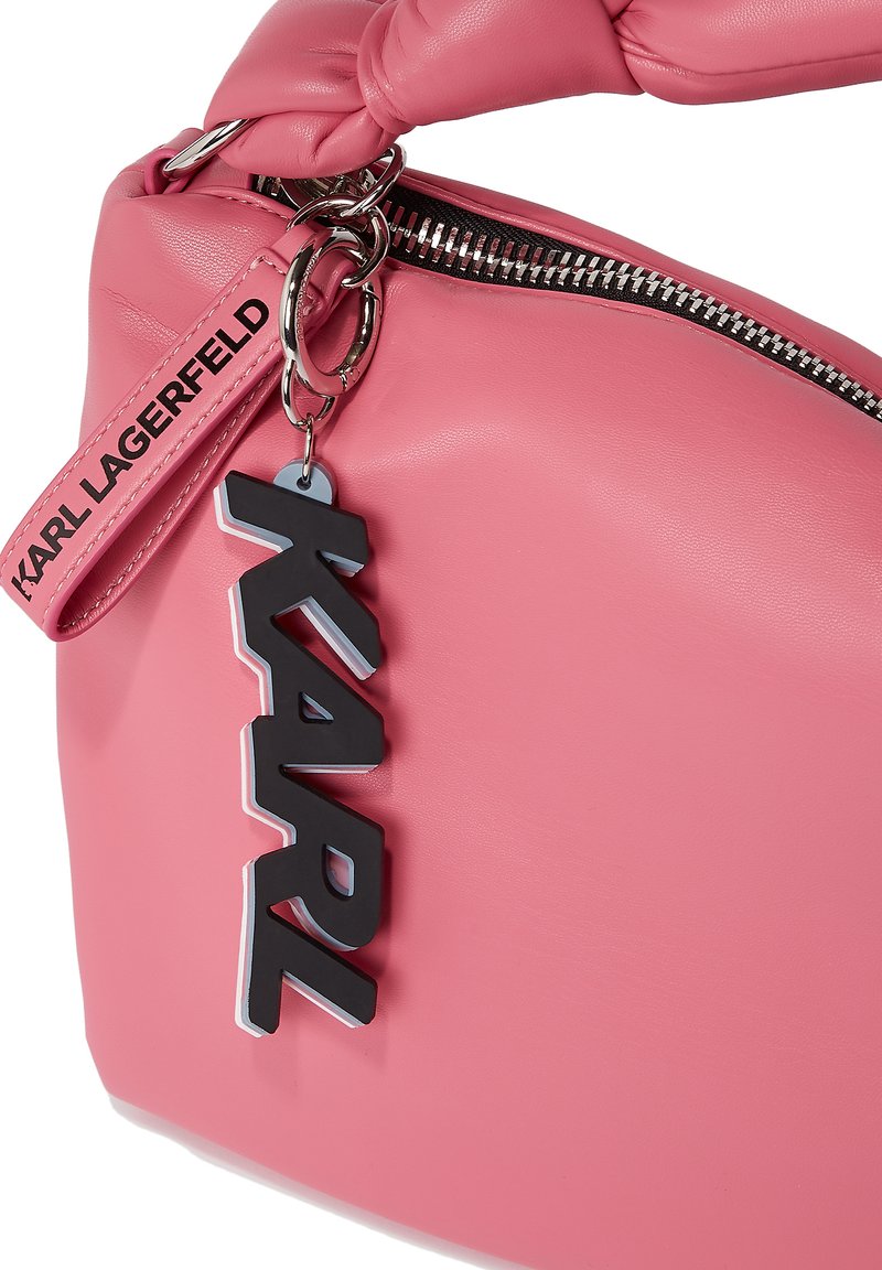KARL KNOTTED - Bolso de mano - gum/rosa - Zalando.es