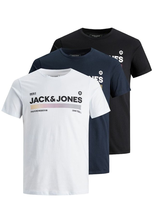 3 PACK  - T-Shirt print - navy blazer