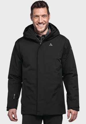 Regenjacke / wasserabweisende Jacke - schwarz