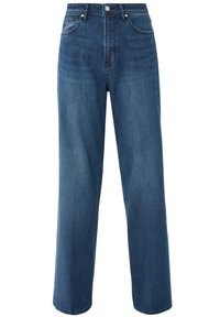 s.Oliver SURI: WIDE LEG MIT GLITZERGARN - Jeansy Dzwony