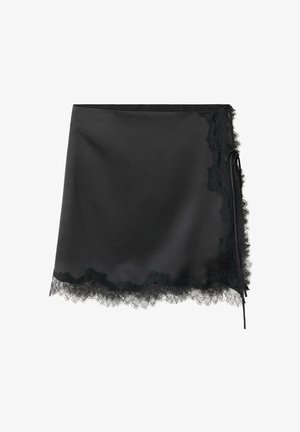 Mango, ADULT - Jupe trapèze - black