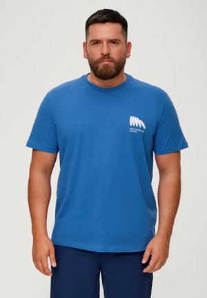 s.Oliver MIT FRONT - T-Shirt print - royalblau