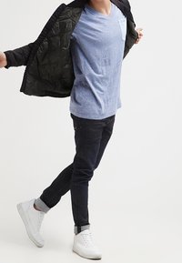 G-STAR Jednoduché tričko - mottled blue