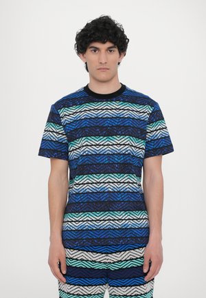 SHORT SLEEVE - T-shirt imprimé - blue tones
