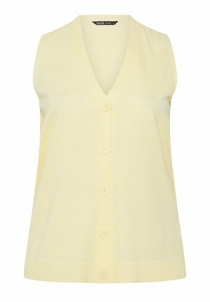 Yours Clothing, Veste sans manches - lemon