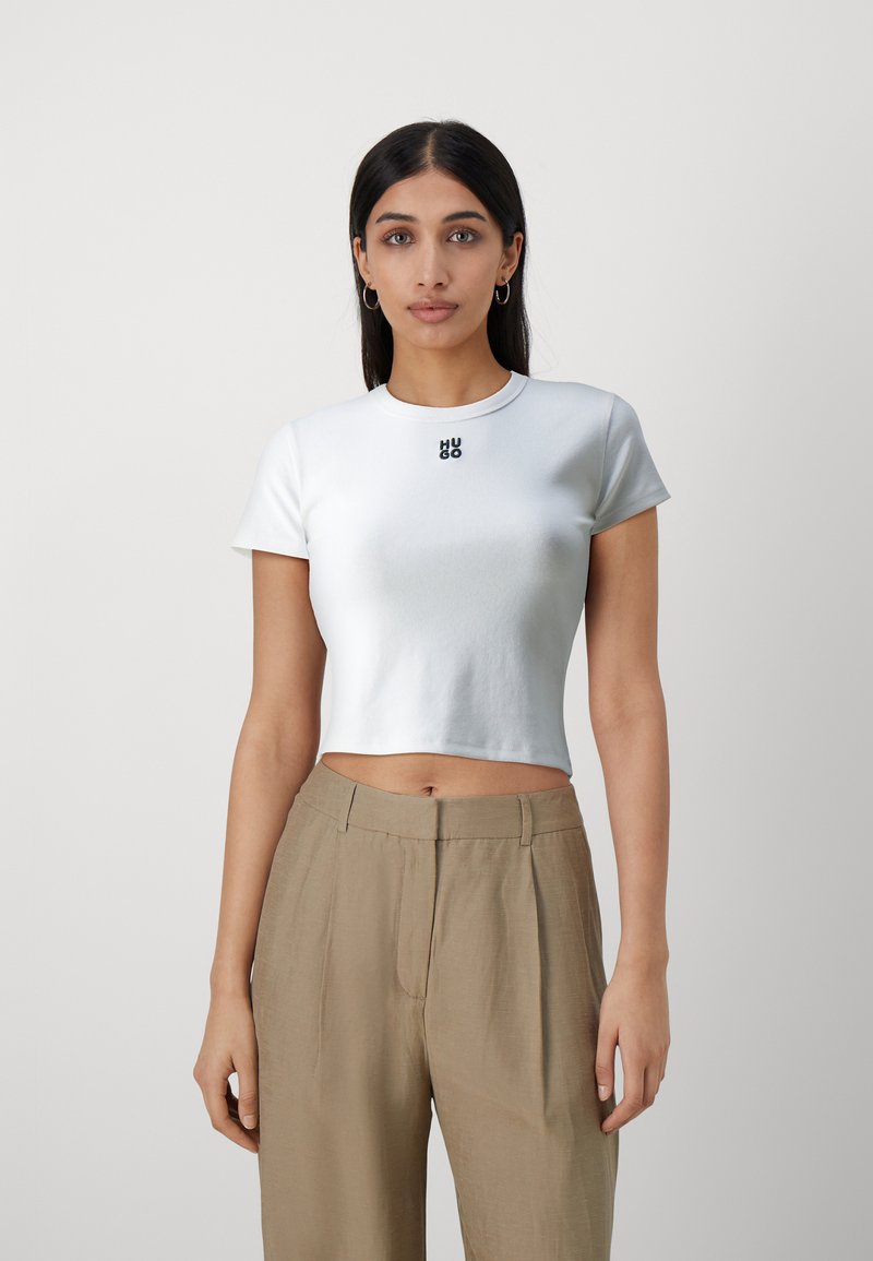 HUGO - DELANOR - T-Shirt basic - white, Vergrößern