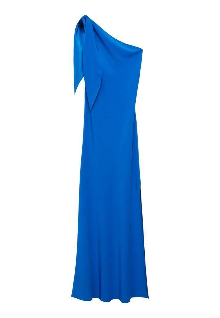 chinese dress ladies One Shoulder Asymmetrical Pleated Maxi Dress