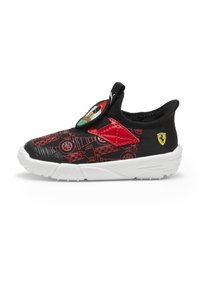 Puma - SLIPKART - Pantofi slip-on - black rosso corsa Imagine miniatură 1