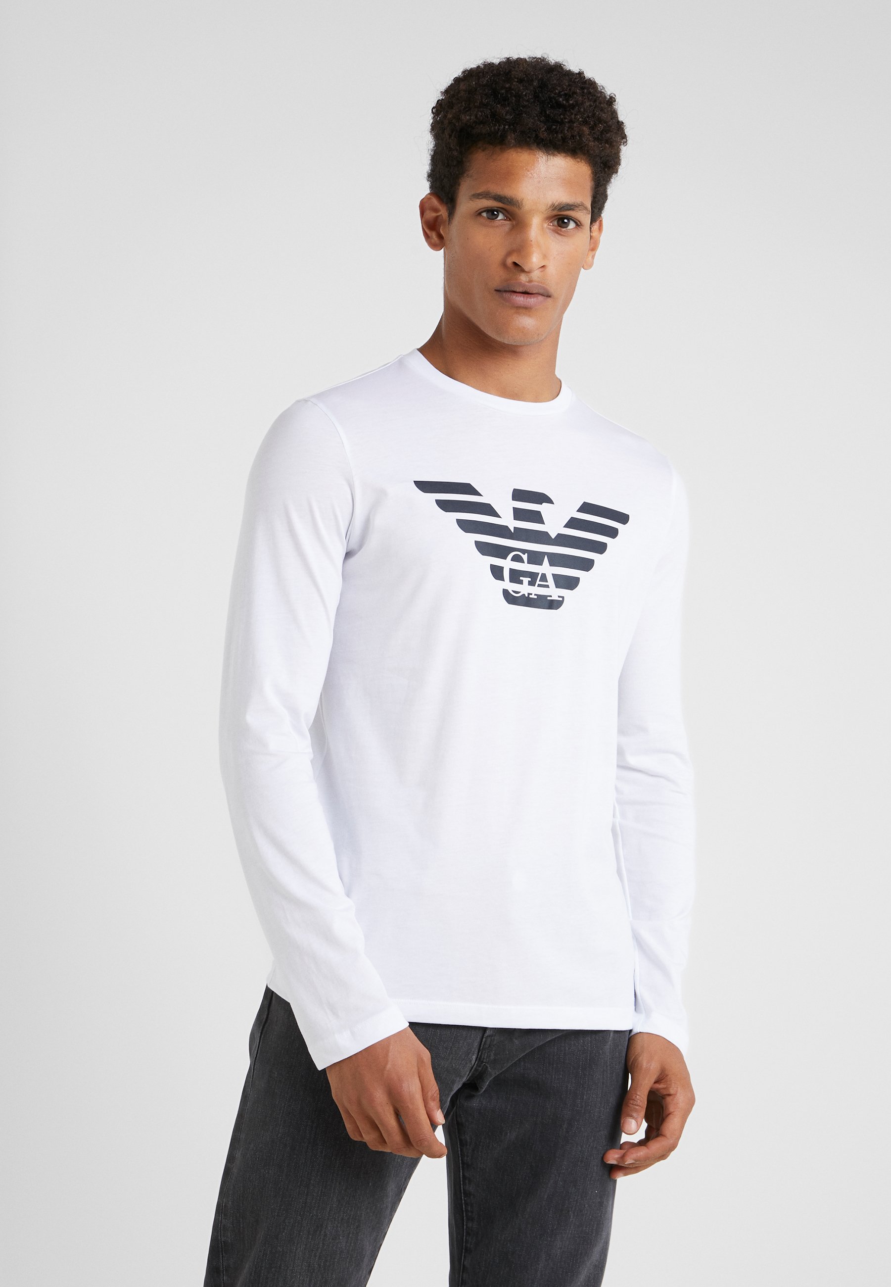 t shirt armani blanc