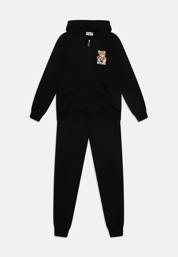 HOODED TRACKSUIT UNISEX SET - Zip-up sweatshirt - nero