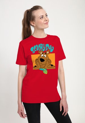 SCOOBY DOO SMILING GRAPHIC - T-shirt print - red