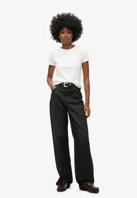 Superdry & Co VINTAGE WIDE  - Vaqueros a campana - wolcott black stone