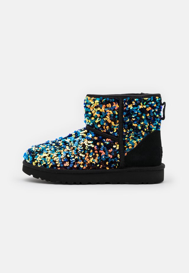 CLASSIC MINI STELLAR SEQUIN - Bottines - black