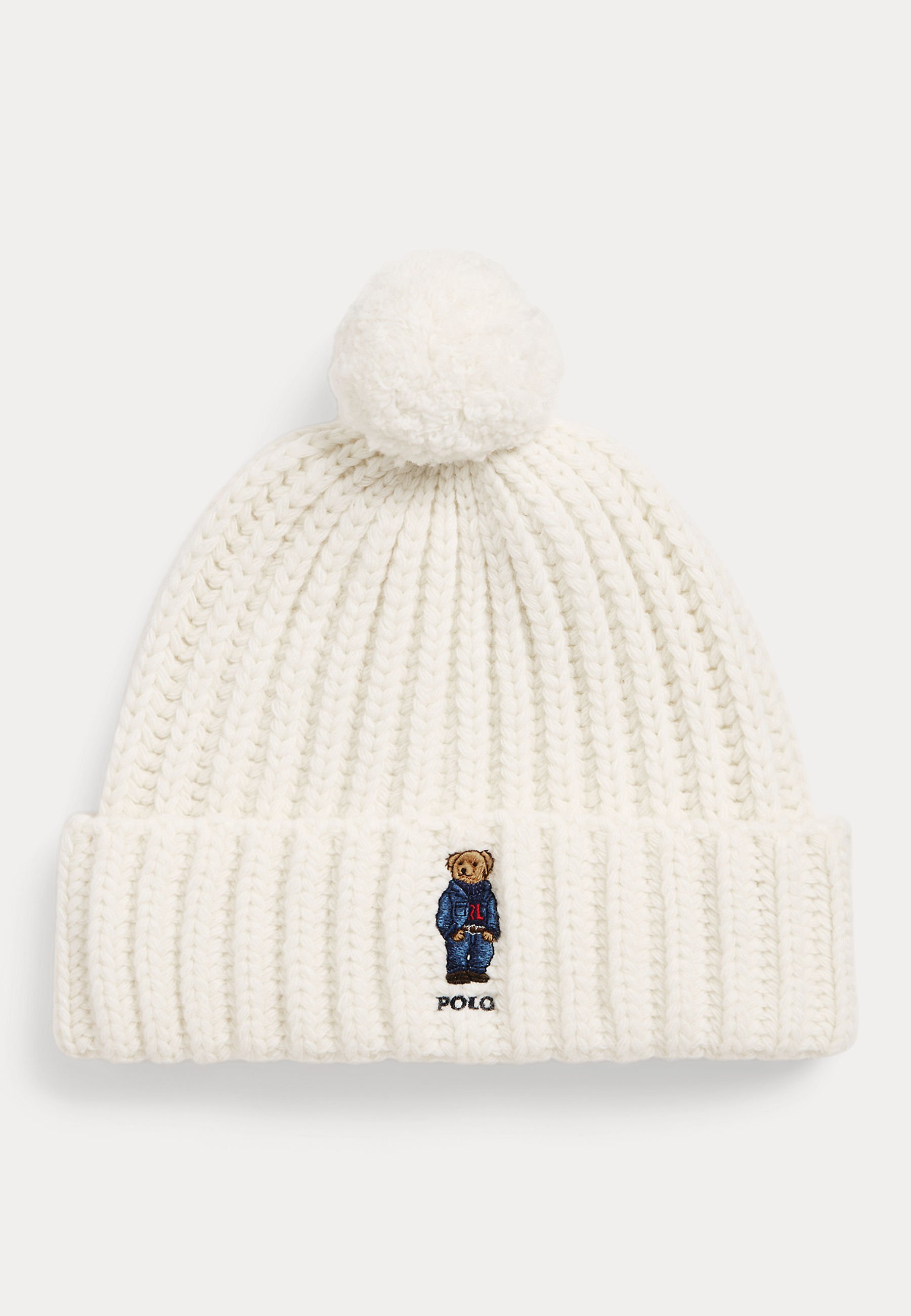 NWT Polo Ralph Lauren PomPom Beanie s7-1464501_lifestyle?$rl_4x5_zoom$ main image 3