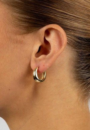 SNÖ of Sweden, UNION HONEY DROP RING EAR 20MM - Ohrringe - plain g