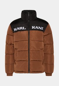 RETRO ESSENTIAL PUFFER  - Vinterjakke - dark brown