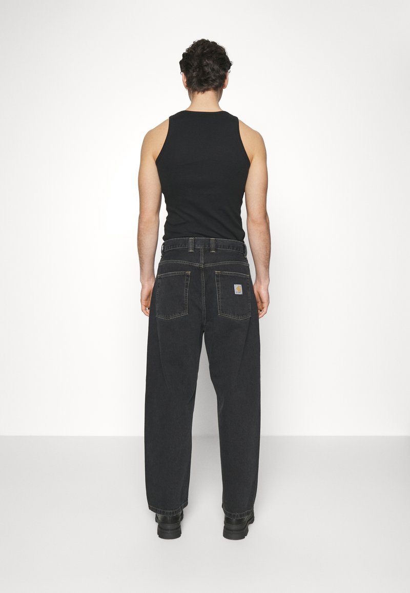 Carhartt WIP BRANDON PANT - Baggy Jeans - black stone washed/black 