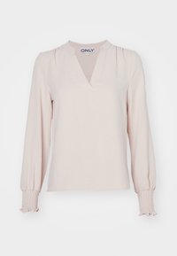ONLMETTE V NECK SMOCK - Top - gray morn