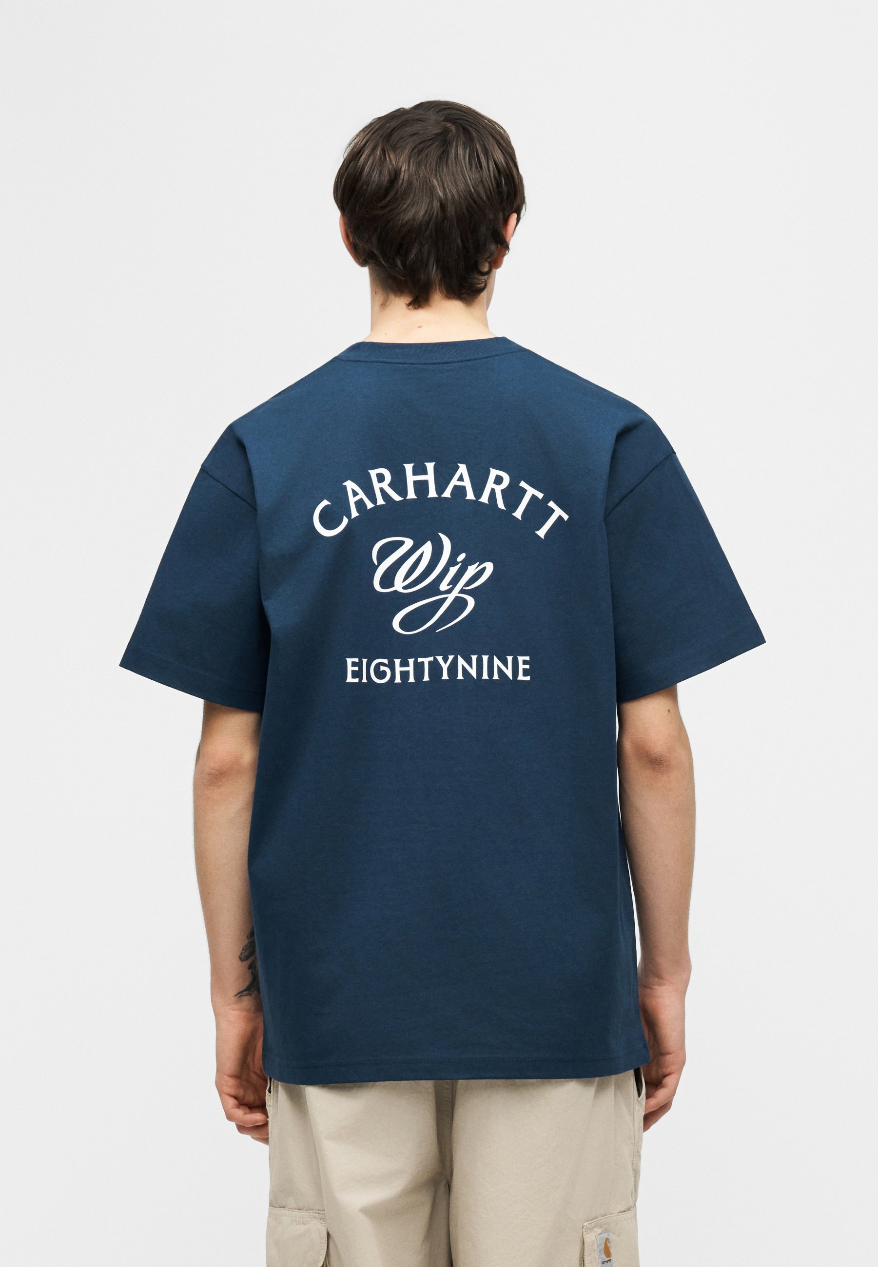 Carhartt WIP EIGHTYNINE - Print T-shirt - jupiter/dark blue