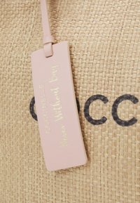 Coccinelle NEVER WITHOUT - Shoppingveske - natural/noir