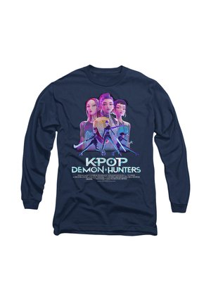 K-POP DEMON HUNTERS - HUNTRIX BILLBOARD POSTER - Long sleeved top - dark blue