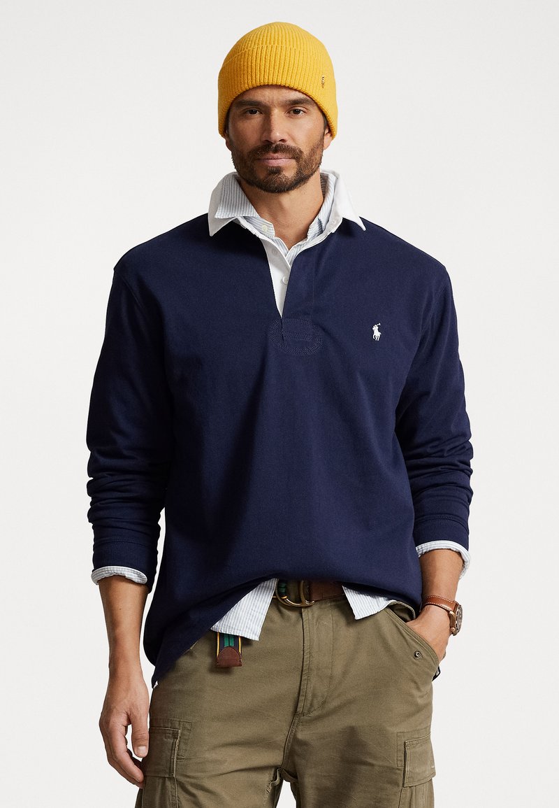 Polo Ralph Lauren Big & Tall THE ICONIC RUGBY SHIRT - Polo krekls - cruise navy