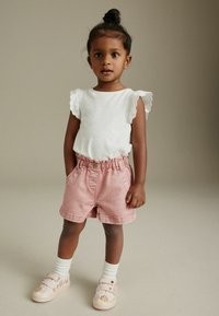 Next - REGULAR FIT - Jeansshorts - pink Miniatyrbild 1