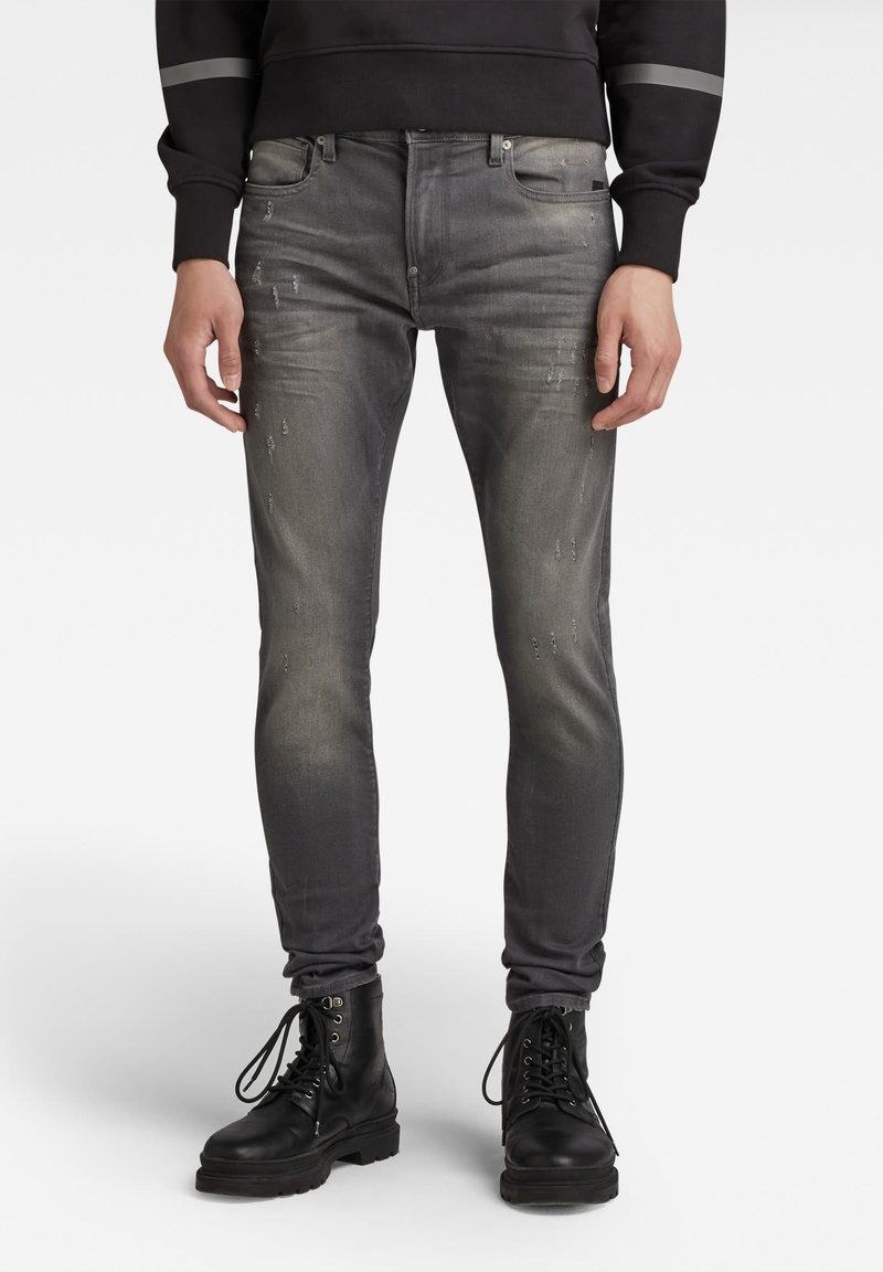 Blue Jeans Revend Skinny Jeans G-star Raw Jeans Price 3301 Slim Jeans Grey  G-STAR