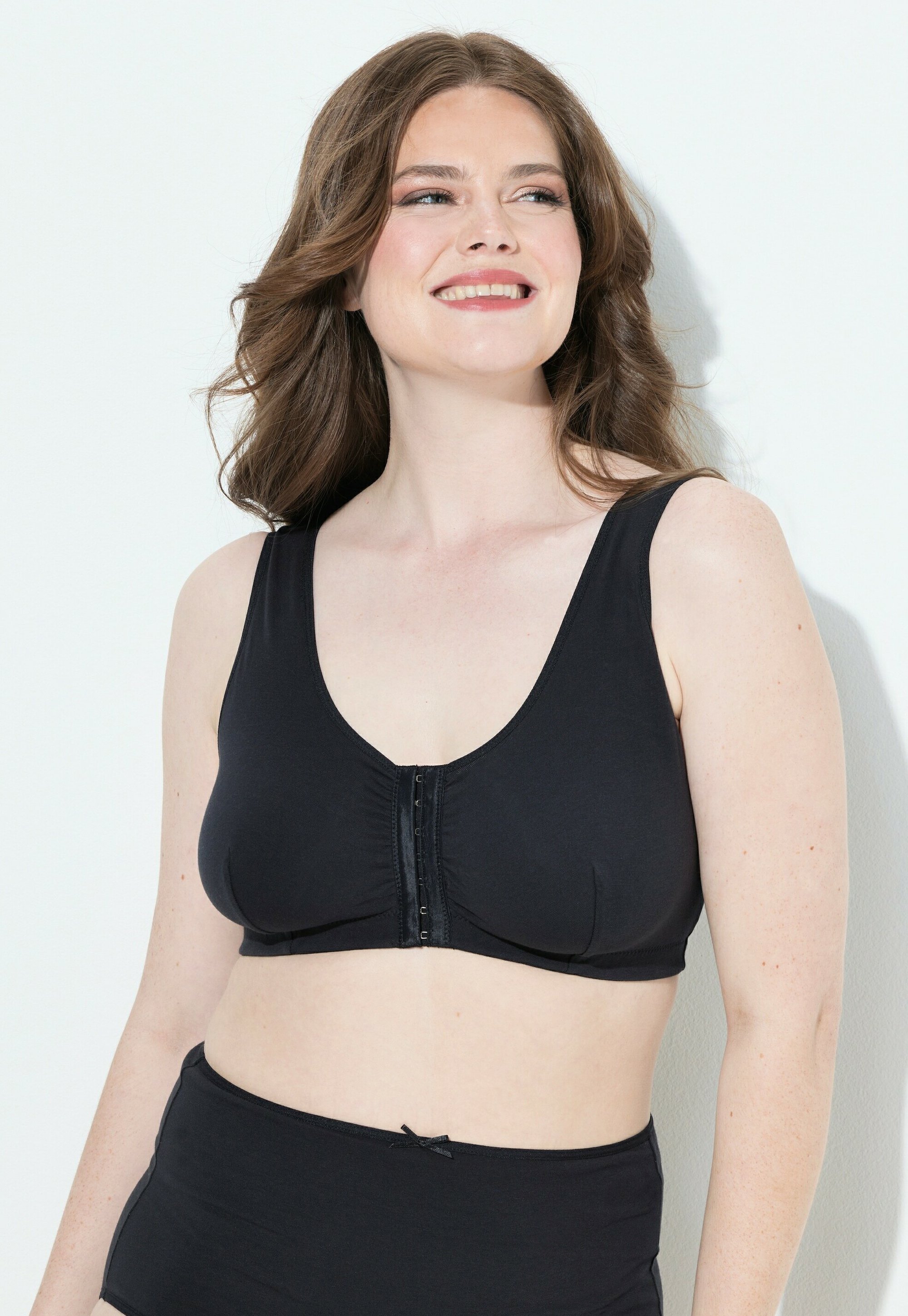 Ulla Popken VORDERVERSCHLUSS Brassière black/noir