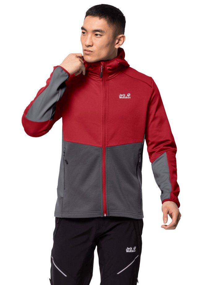 MOUNT ISA - Fleecejacke - red lacquer