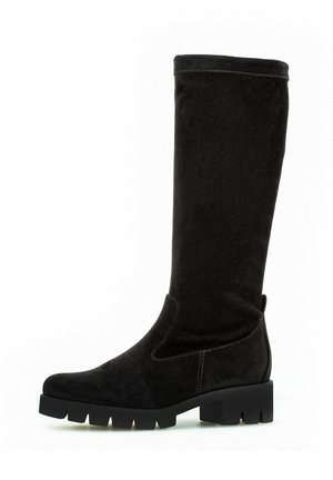Platform boots - schwarz