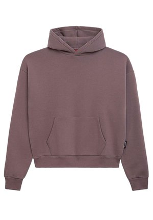 UNISEX  - Jersey con capucha - aubergine