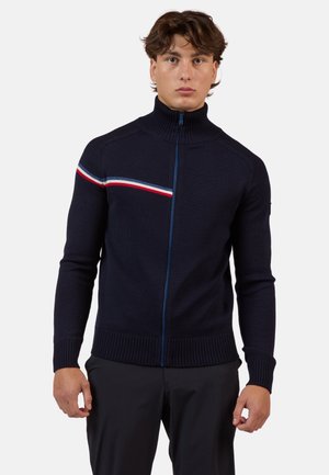 ODYSSEUS FULL-ZIP - Strickjacke - dark navy