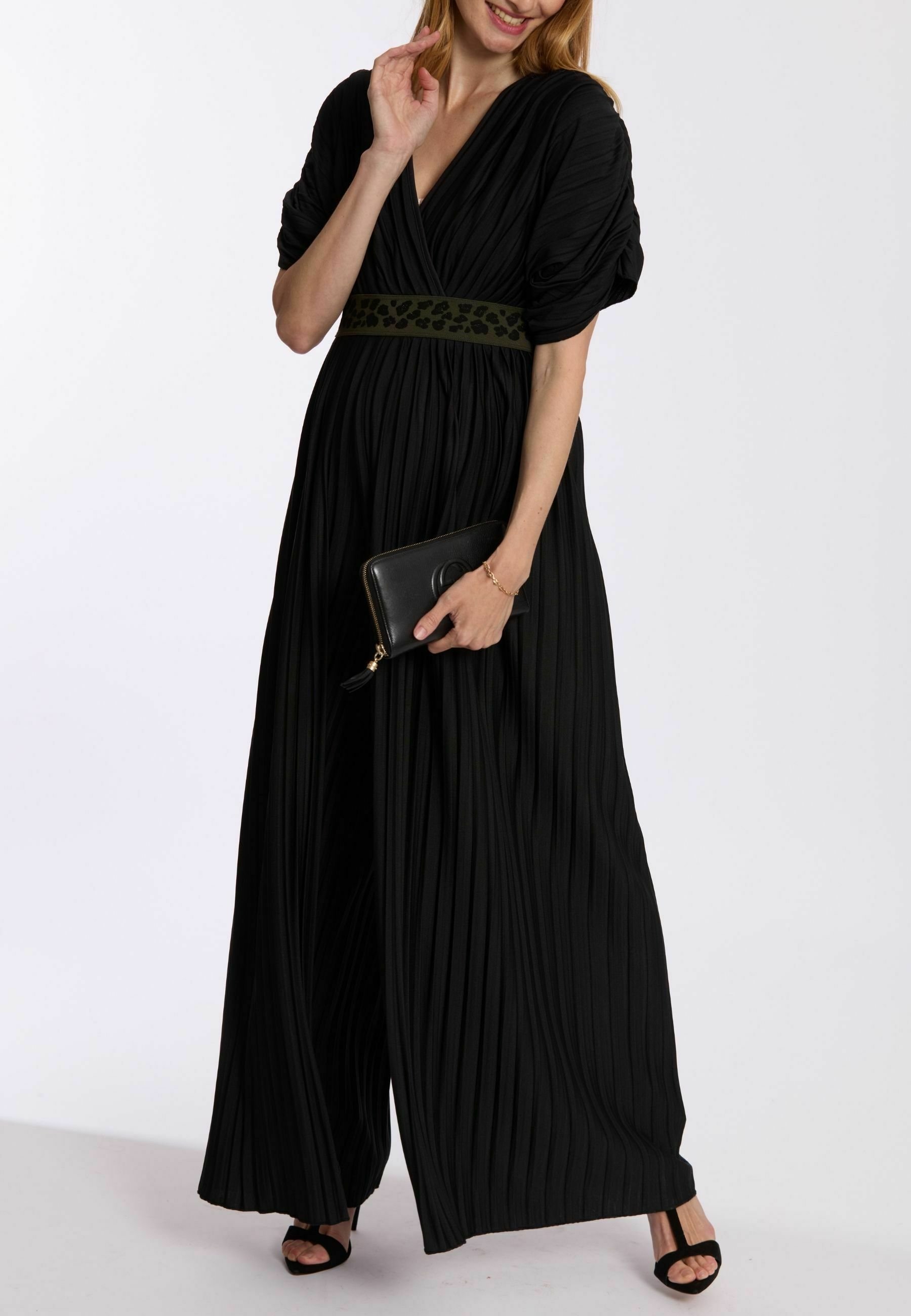 Cache Coeur MATERNITY PLEATED - Jumpsuit - black - Zalando