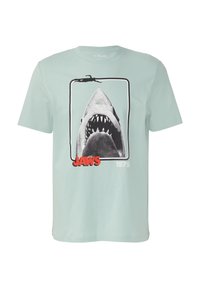 MIT JAWS - Majica kratkih rukava s printom - ozeangrün