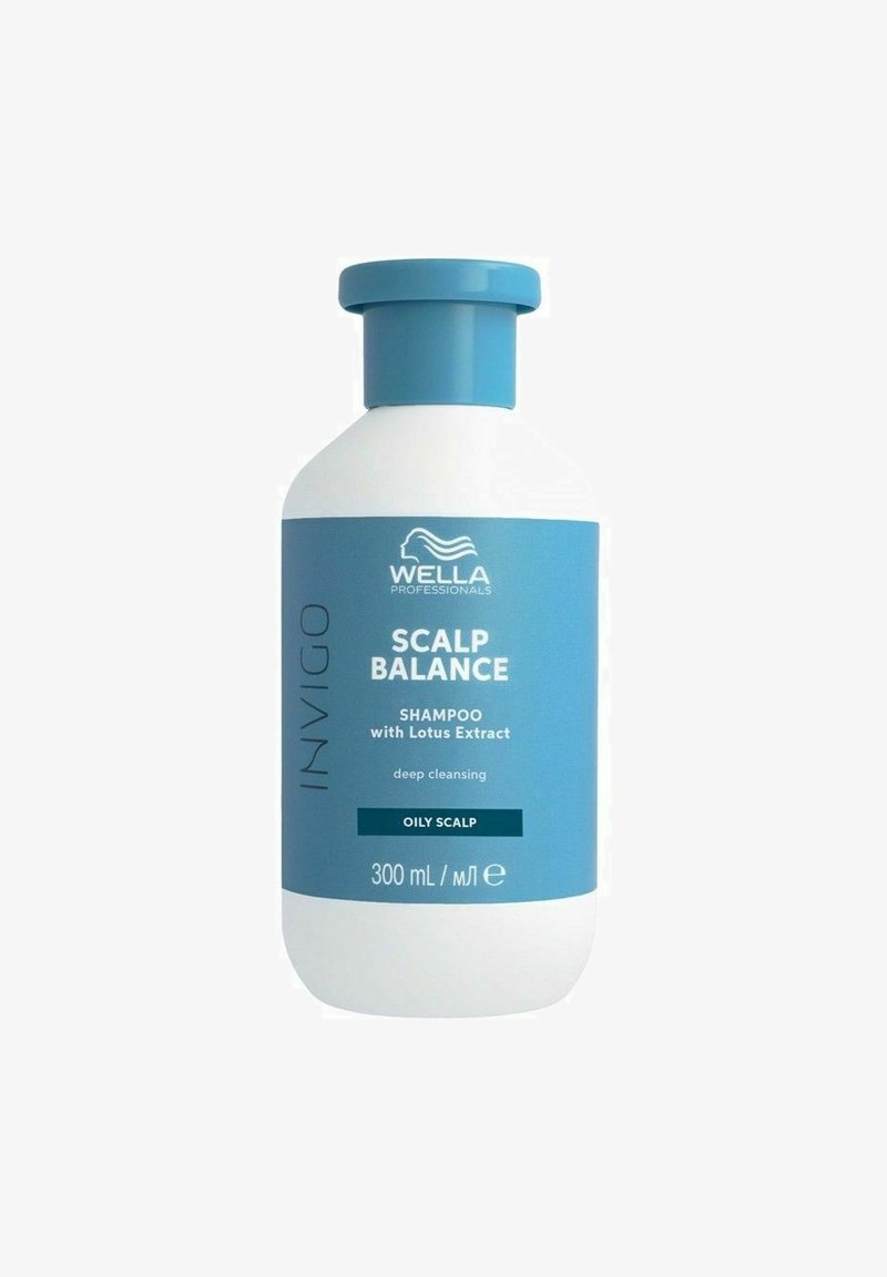 Wella - WELLA PROFESSIONALS INVIGO SCALP BALANCE OILY SCALP SHAMPOO 300ML - Shampoo - blue, Forstør