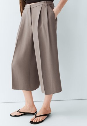 Massimo Dutti  WIDE brązowy melanż
