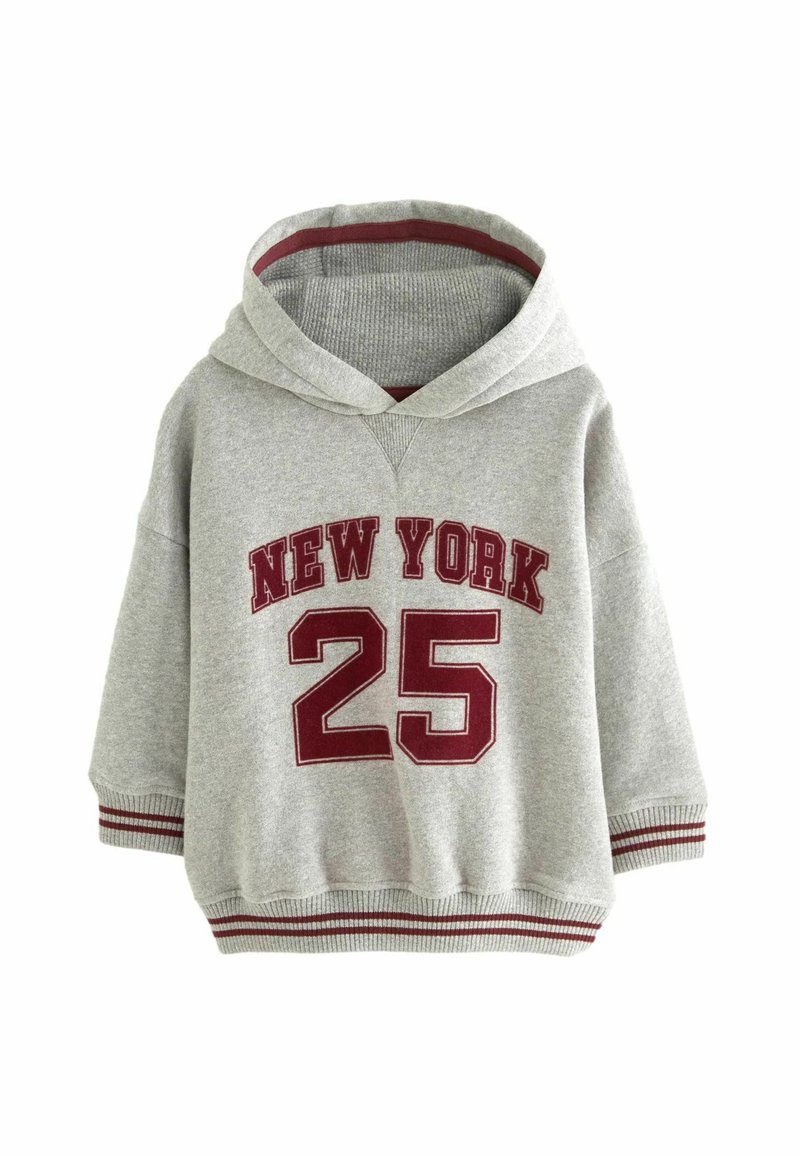Next VARSITY - Kapuutsiga pusa - grey burgandy