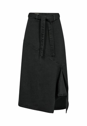 Soyaconcept KIMBERLY - Suknja A kroja - dark grey denim